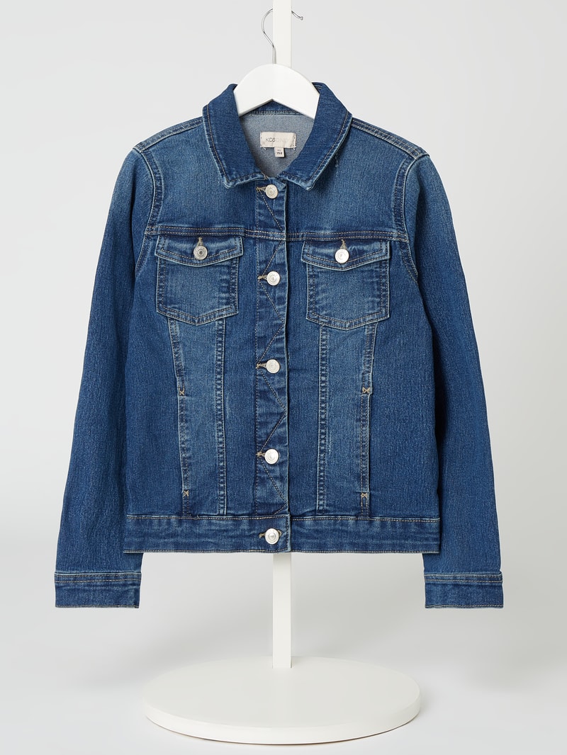 Jeansjacke mit Stretch-Anteil Modell 'Sara' in jeans