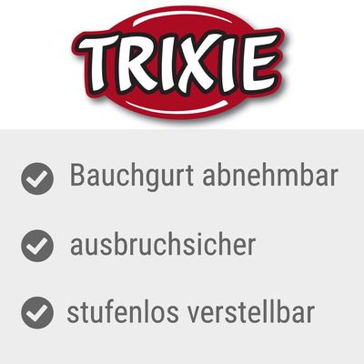 Trixie Panikgeschirr Stay Schwarz