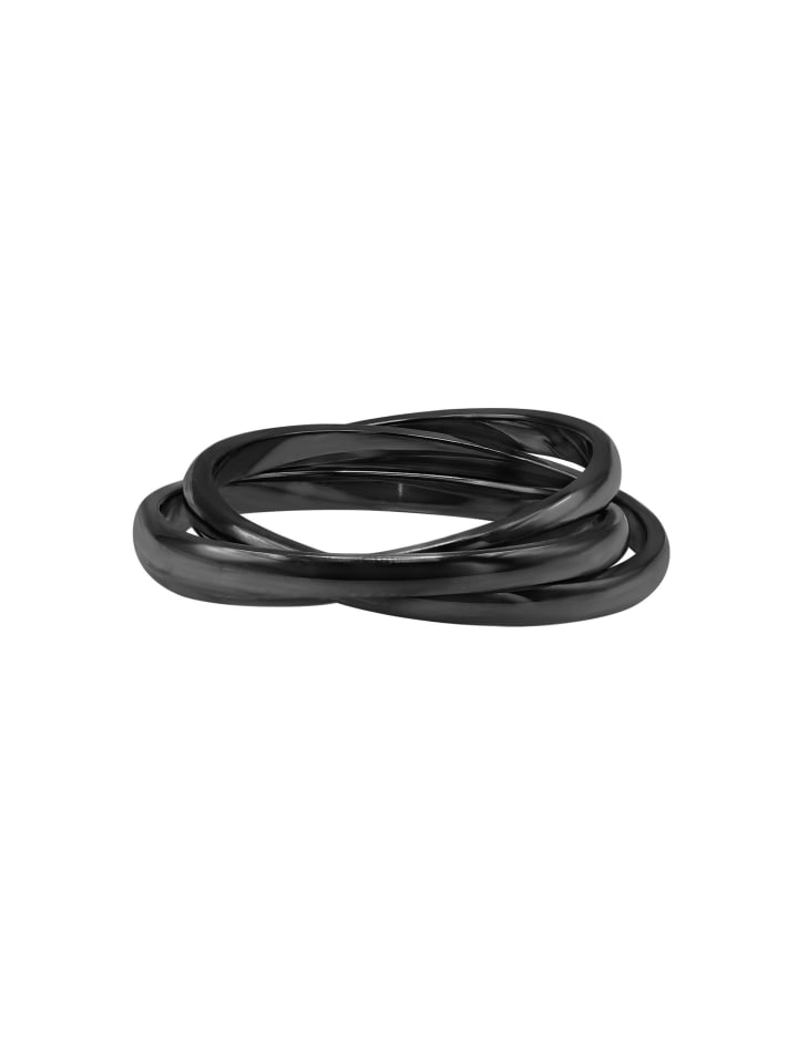 Steel_Art 3-in-1 Ring Herren Loris schwarz farben in schwarz günstig kaufen