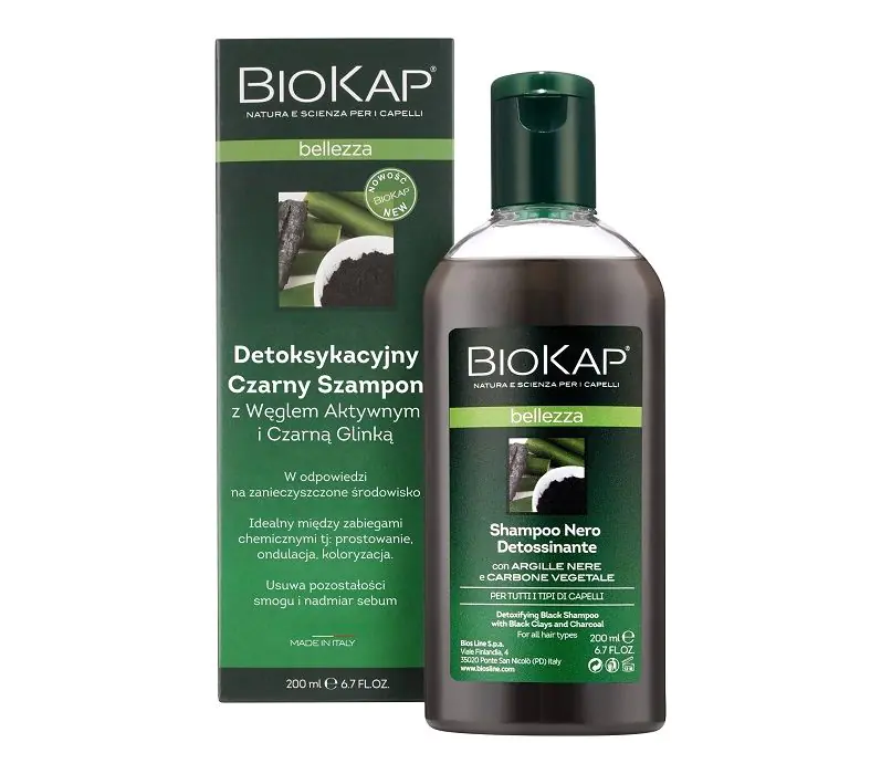Biokap Bellezza detoksificirajući crni šampon
