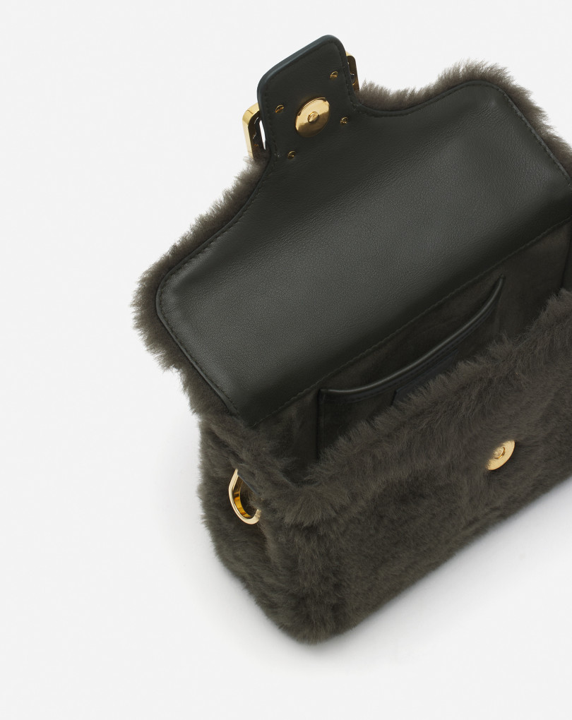 SAC PENCIL CAT NANO EN SHEARLING