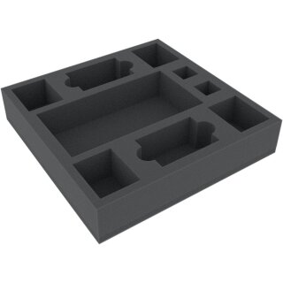 Feldherr 247 mm x 247 mm x 50 mm Schaumstoffeinlage für Brettspiele