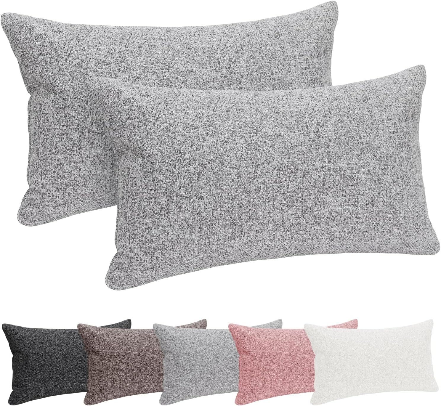 Selfitex Dekokissen incl. Füllkissen. 2er Set aus hochwertigem Polsterstoff, Sofakissen, Zierkissen, Kissen, für Sofa, Couch, Bett