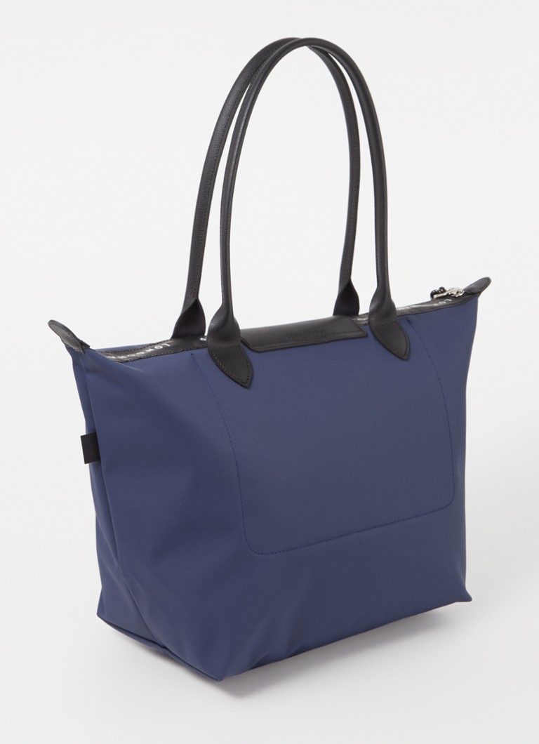 Longchamp Le Pliage Energy -olkalaukku L, kangasta, nahkayksityiskohdilla