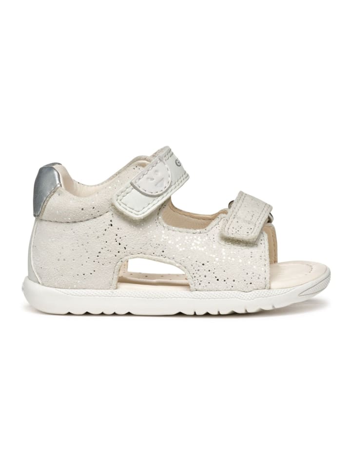 Geox Halbschuhe in Weiß/Silber günstig kaufen