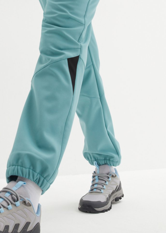 Wasserabweisende Softshell-Hose, gerade geschnitten