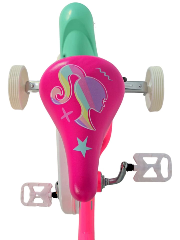 Volare Kinderfahrrad Barbie Fahrrad in Rosa für Mädchen 12 Zoll Kinderrad 3 Jahre günstig kaufen onesize