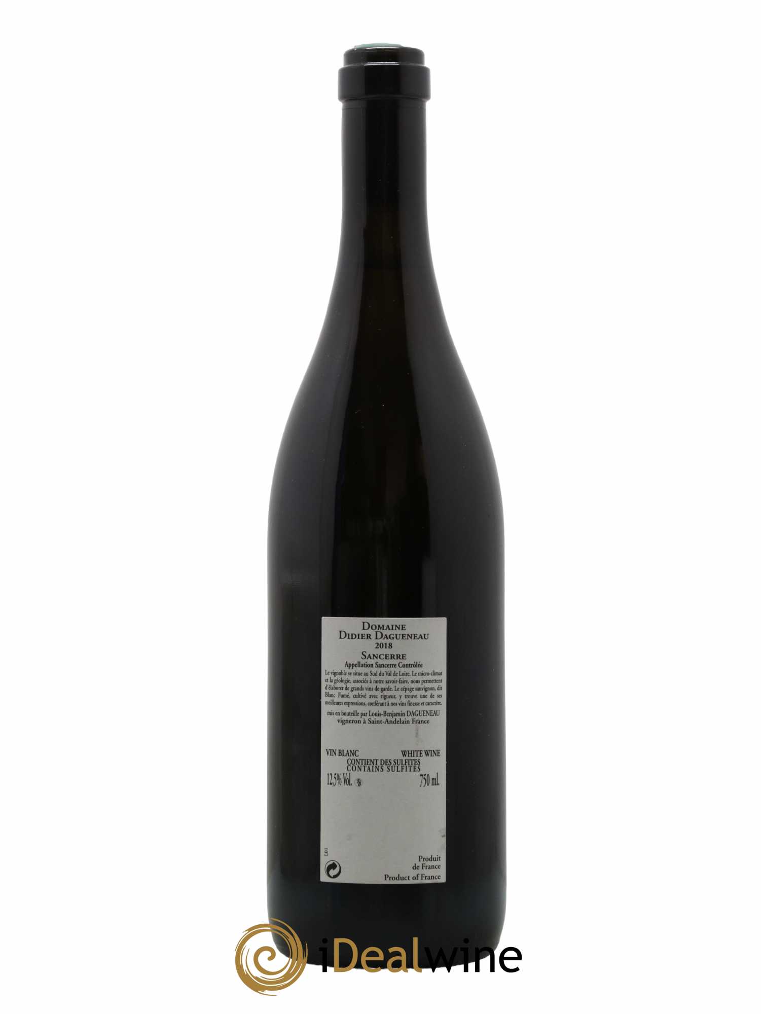 Sancerre En Chailloux Dagueneau  2018 - Lot de 1 Bouteille