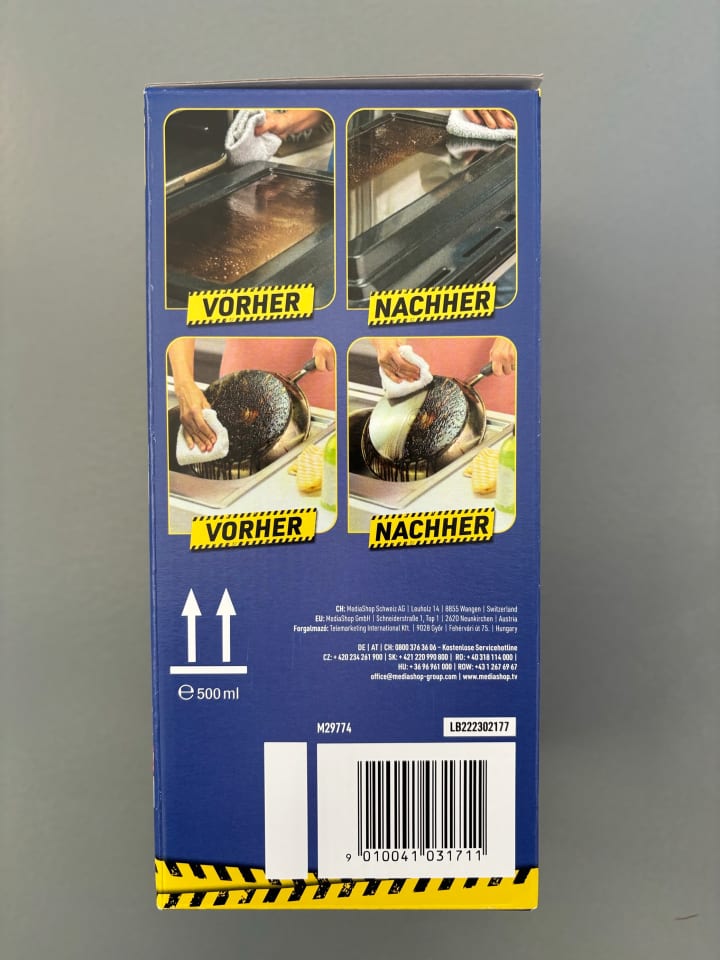MediaShop Reinigungsmittel Grease Police 2x 500ml in Ohne Farben günstig kaufen onesize