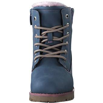 Puccetti Schnür Boots in blau