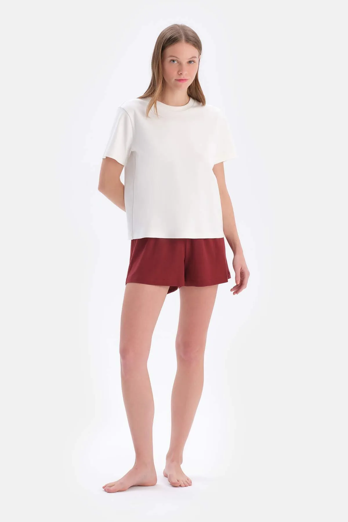 Dagi  Pyjama set - Ecru - Unifarben