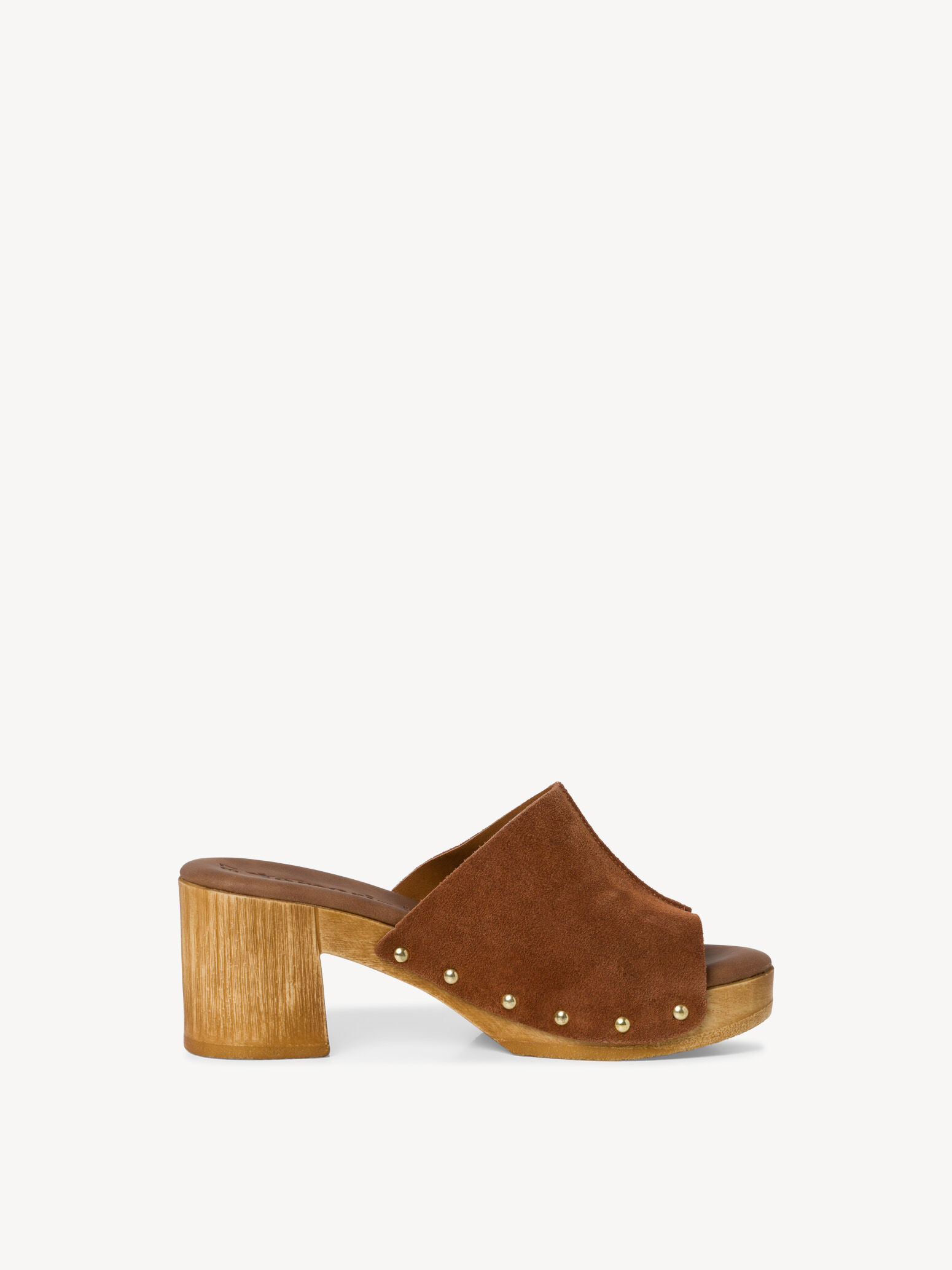 Mule en cuir - marron