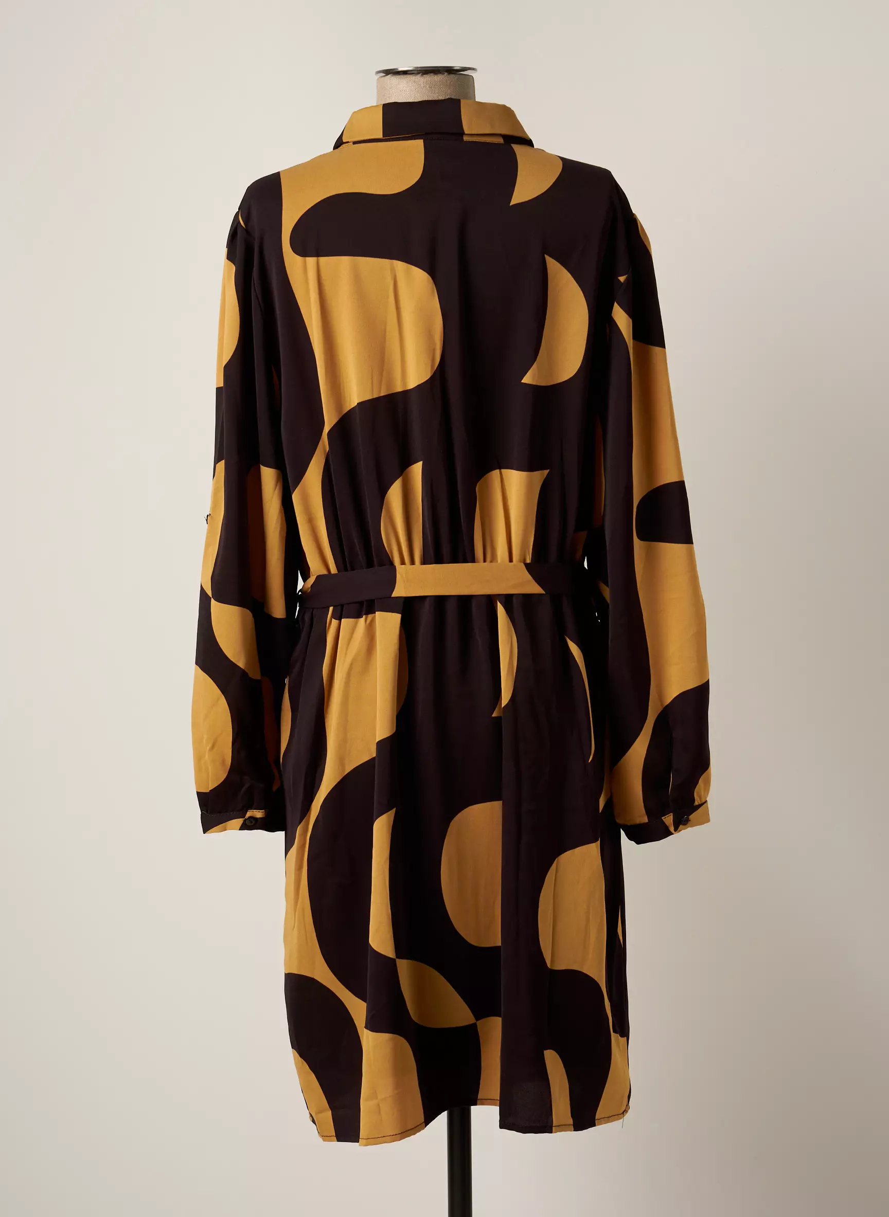 Nougat Robes Mi Longues Femme couleur marron