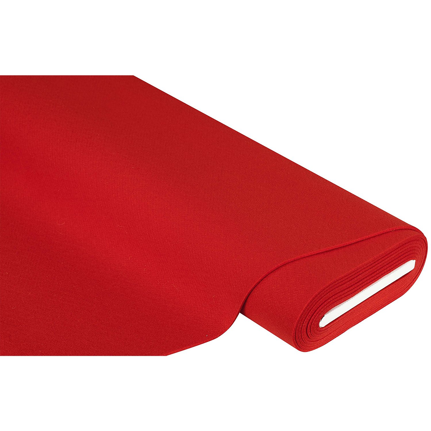 Textilfilz, Stärke 4 mm, rot