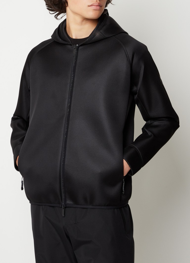 Neoprénová mikina Moncler s vreckami na zips