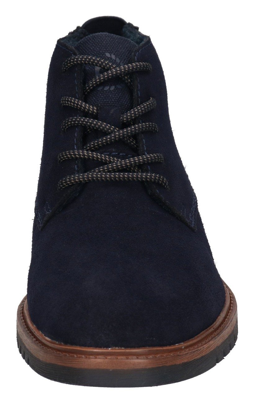 bugatti Schnürstiefelette mit bugatti-Textil-Aufnäher