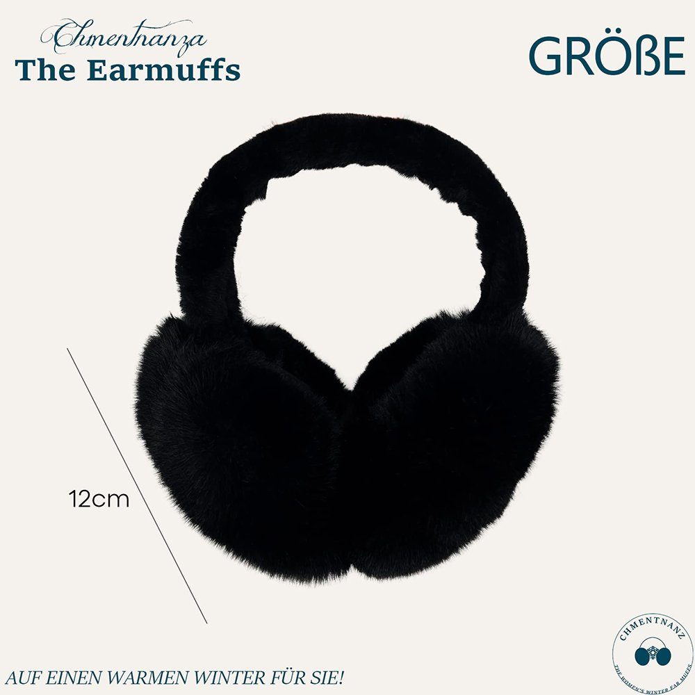 Geistesblitz Ohrenwärmer Ohrenwärmer Damen Winter (Earmuffs Winter, 1-St., Faltbare Plüsch Warme Ohrenschützer Winter) Ohrwärmer für Frauen