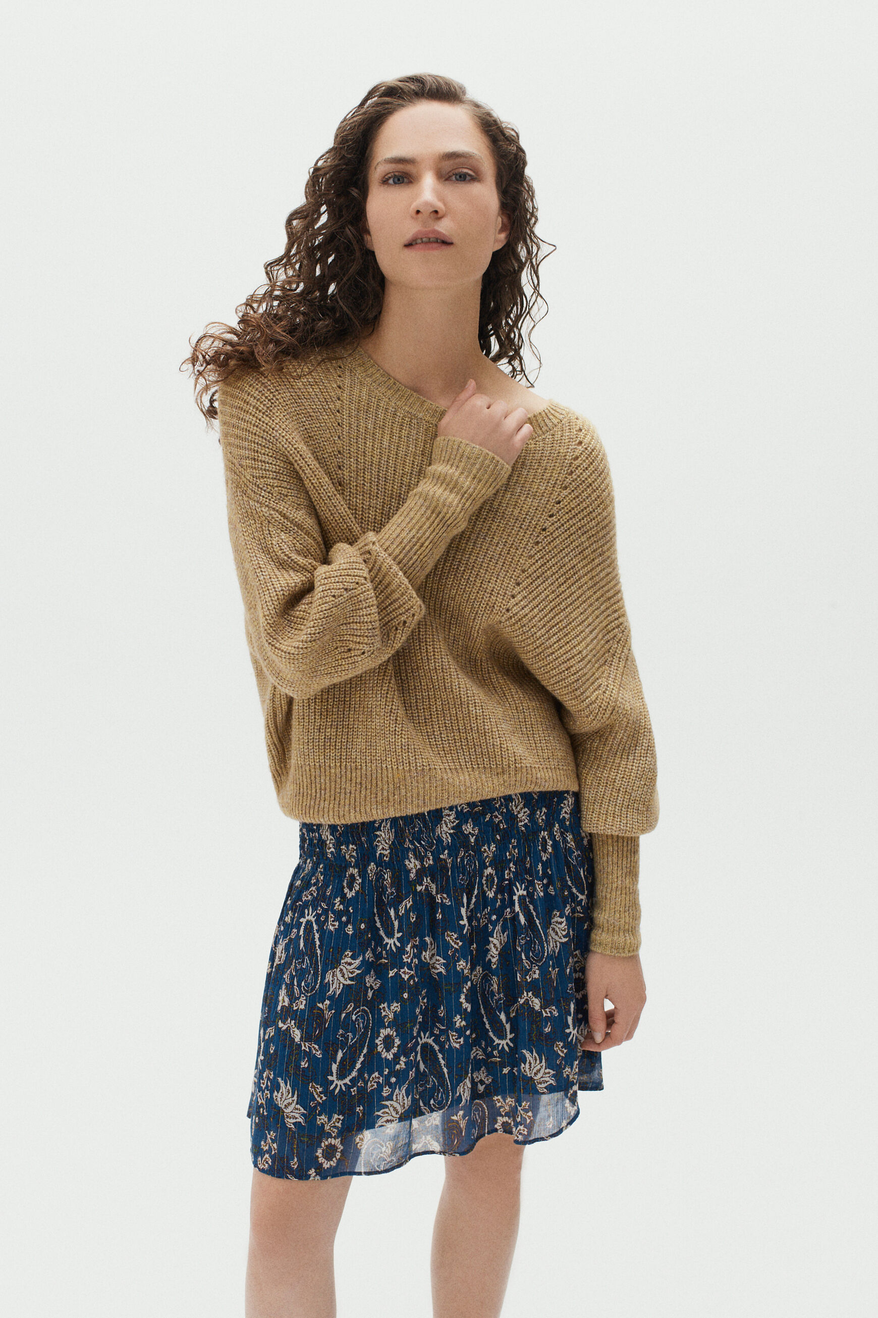 pull erine jaune femme