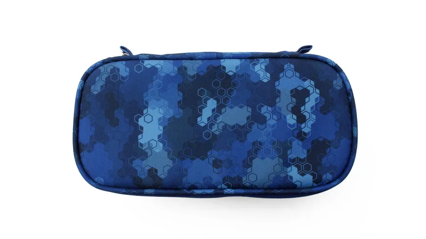 PAPERZONE Schlamperbox XL Boy Camouflage blau blau ### rot