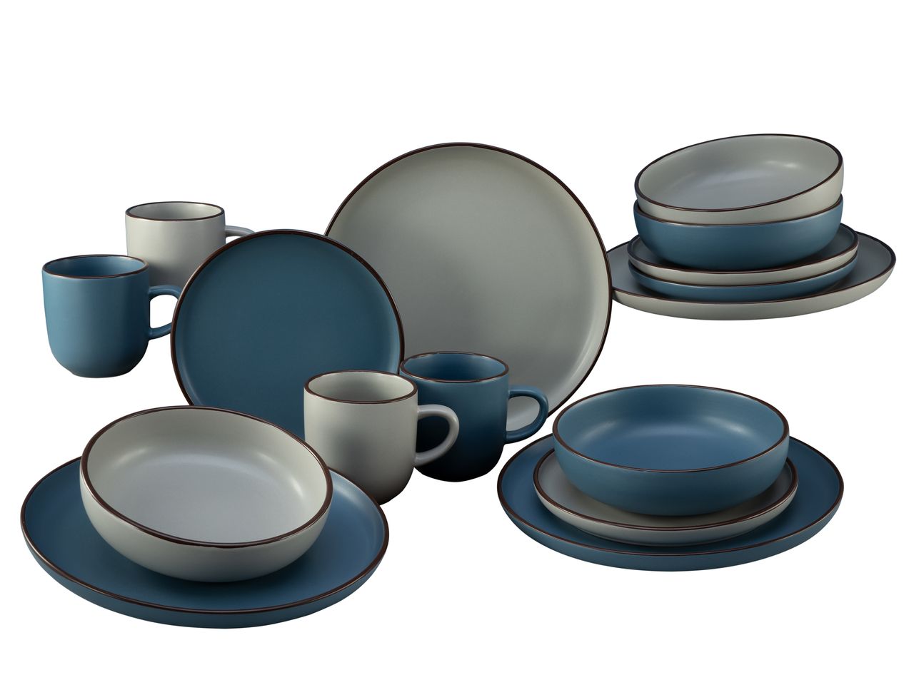 CreaTable Modern Scandic Kombiservice 16-tlg
