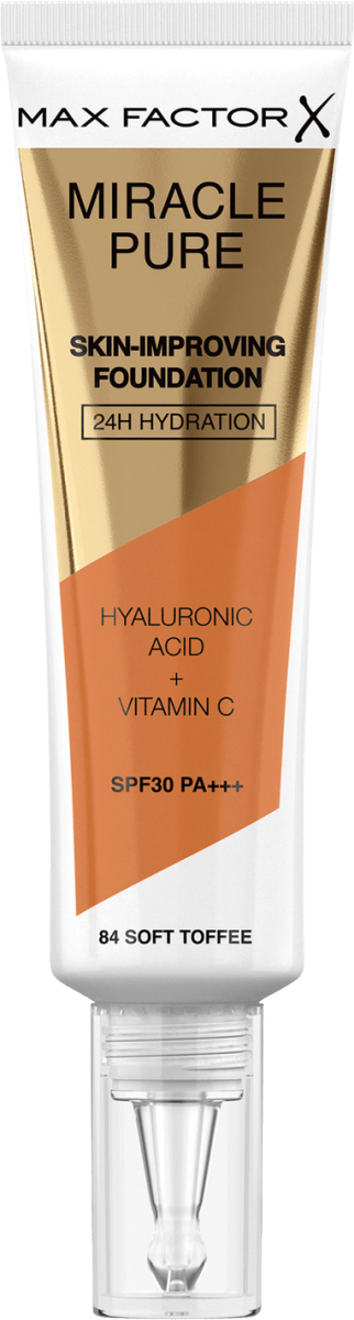 Foundation Miracle Pure 84 Soft Toffee, LSF 30, 30 ml