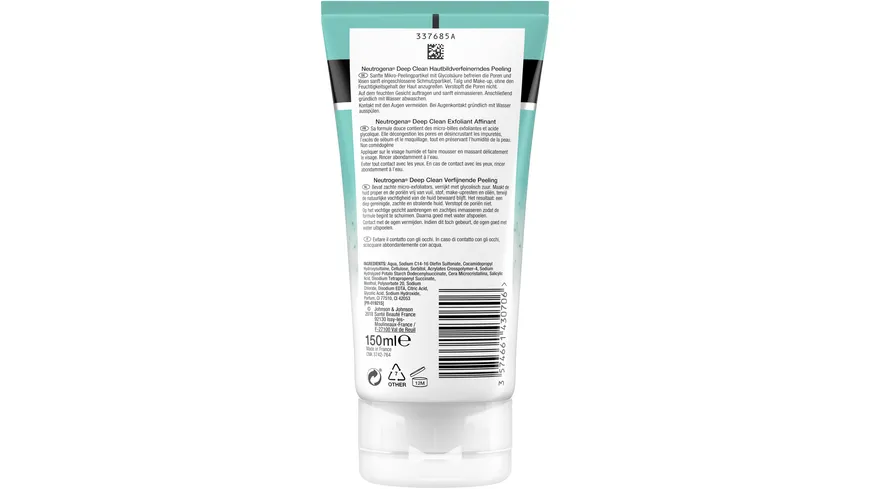 Neutrogena Deep Clean Hautbildverfeinerndes Peeling 150 ml