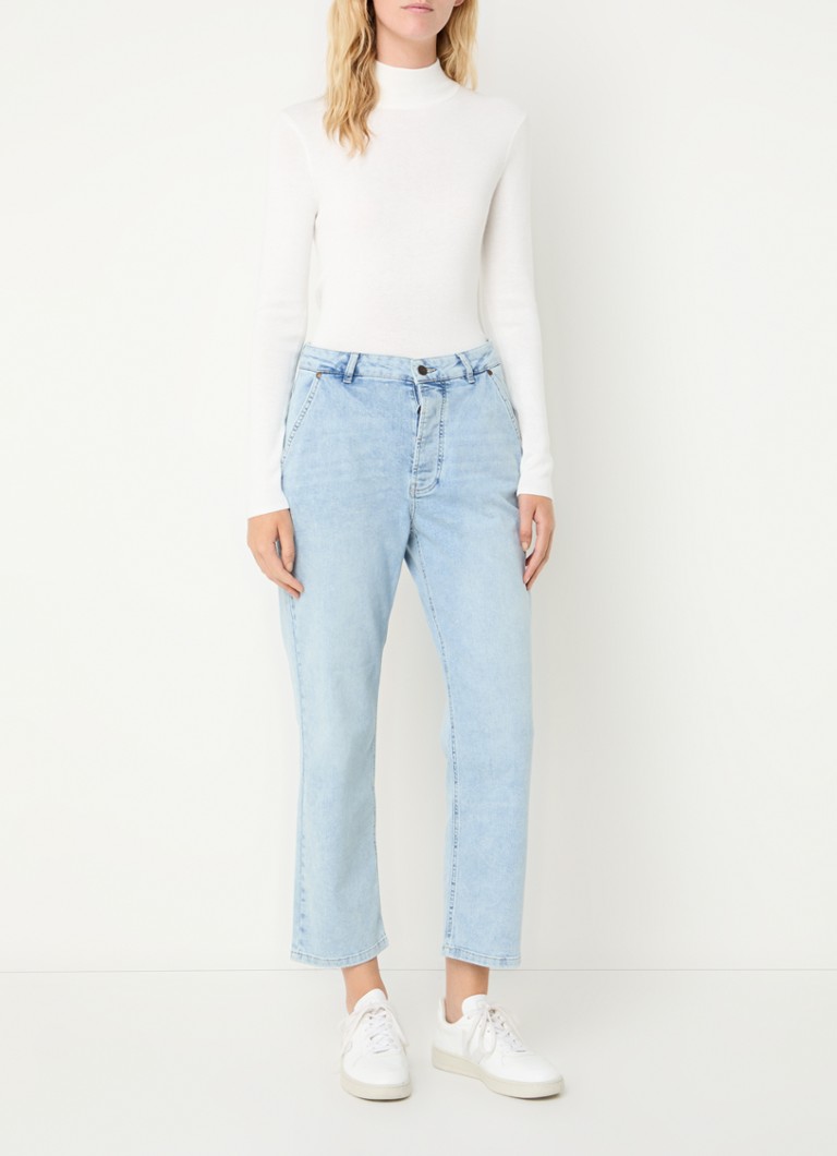 Josephine & Co Angie fine-knit sweater in wool blend with stand-up collar