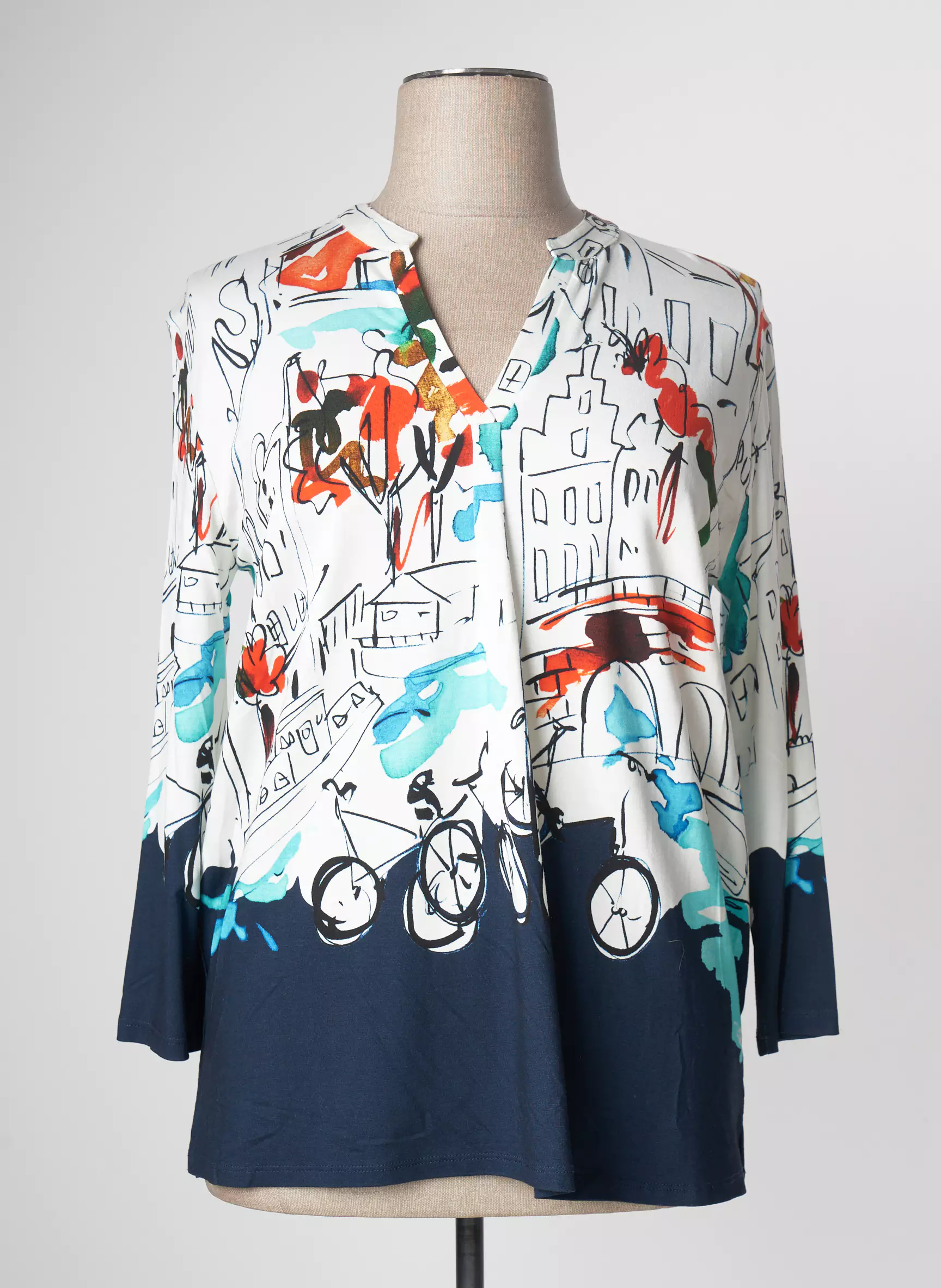 Tinta Style Tshirts Femme couleur bleu