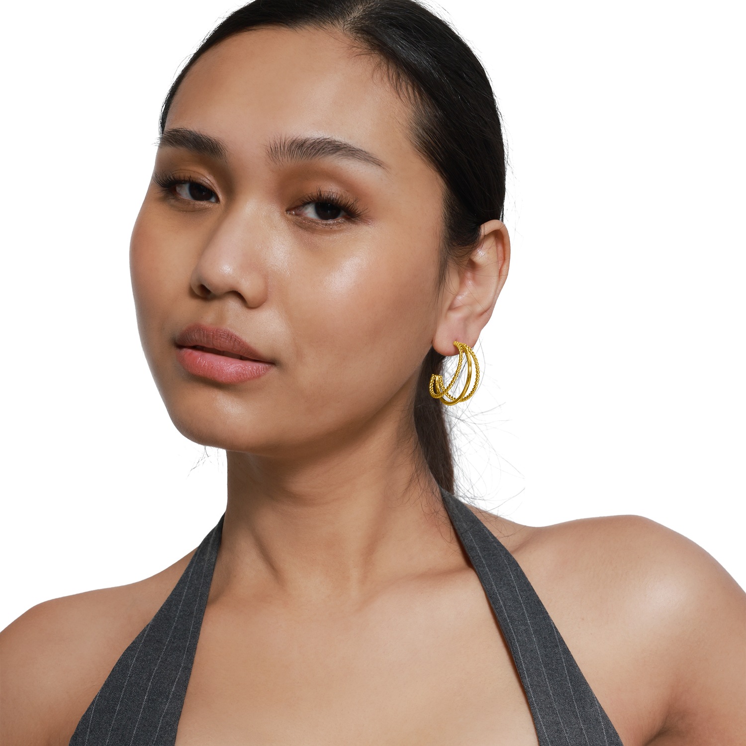 Cercei Heideman Horus de culoare aurie