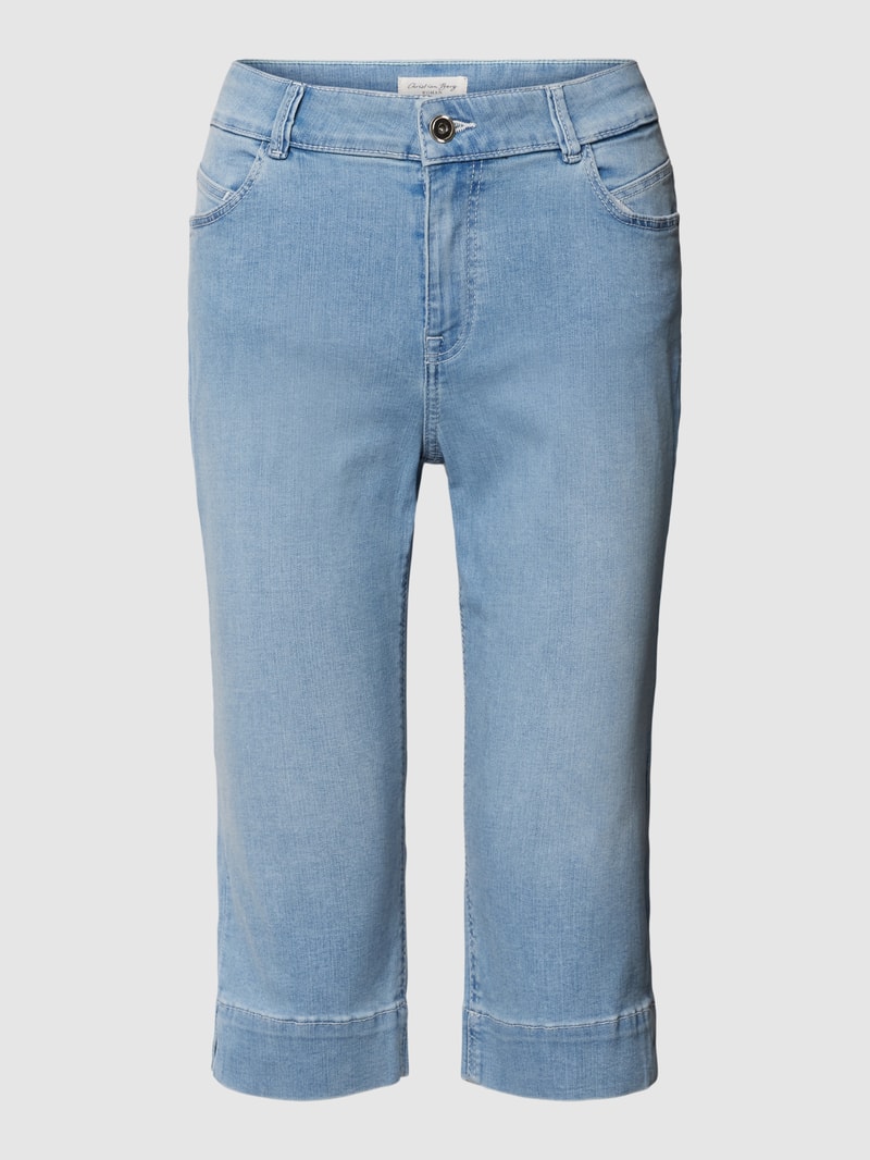 Skinny Fit Jeans im 5-Pocket-Design in ozean blau