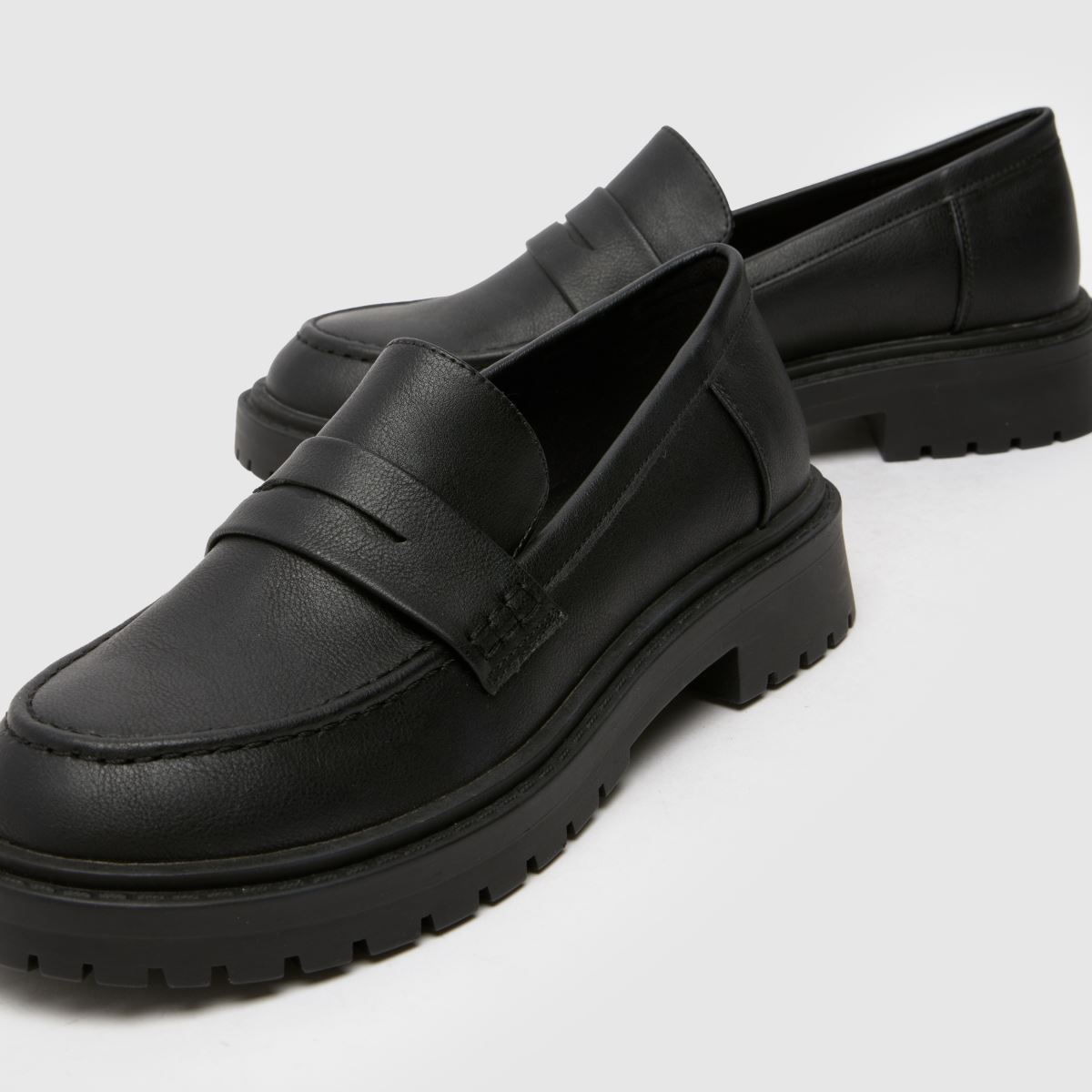 Schuh svarta Lainey loafers för flickor och ungdomar