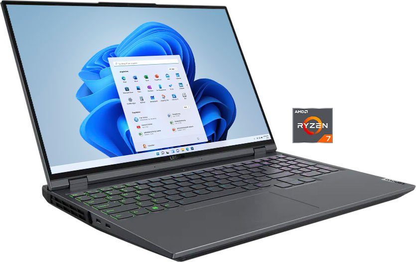 Lenovo 16ARH7H Gaming-Notebook (40,6 cm/16 Zoll, AMD Ryzen 7 6800H, GeForce RTX 3060, 1000 GB SSD)
