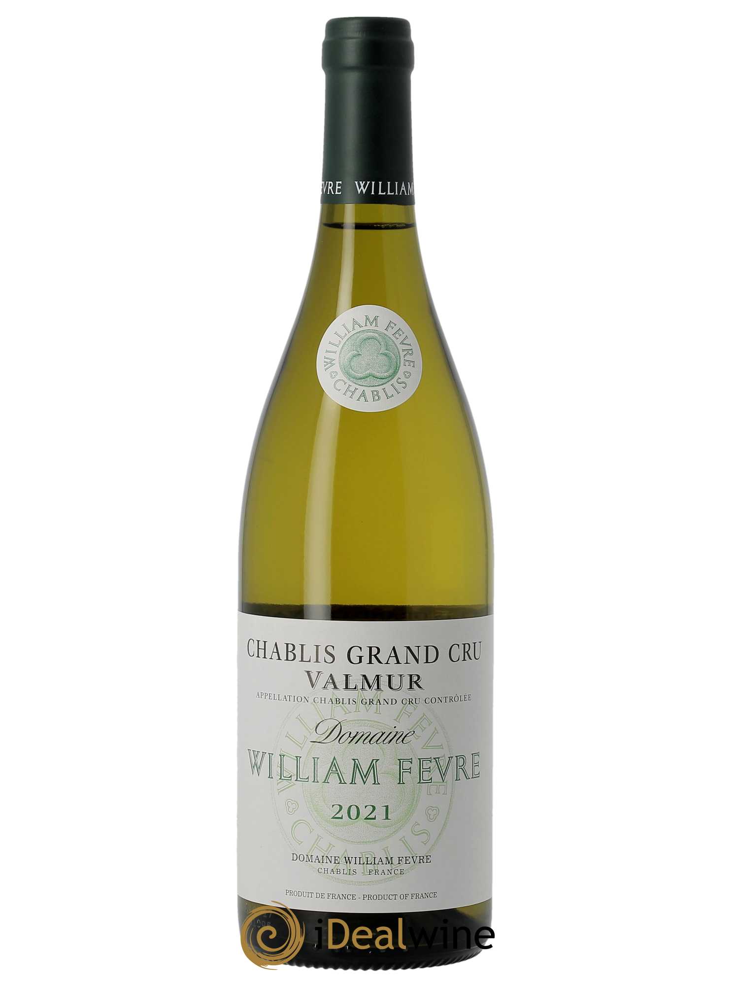 Chablis Grand Cru Valmur William Fèvre (Domaine) (CBO à partir de 6 BTS) 2021 - Lot de 1 Bouteille