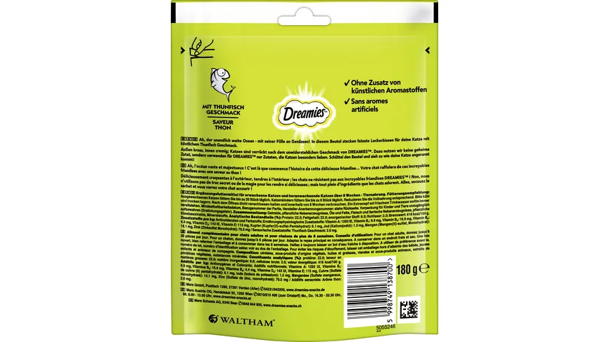 DREAMIES™ Mega Pack mit Thunfischgeschmack 180 g