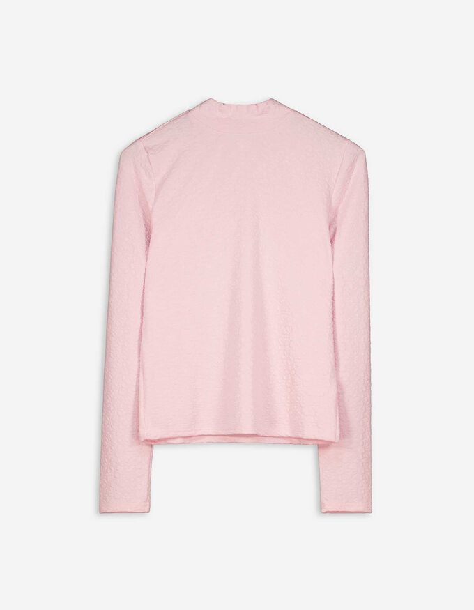 Langarmshirt - Stehkragen