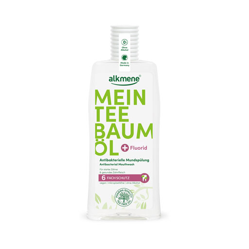 ALKMENE Mein Teebaumöl antibakterielle Mundspülung  500 ml  Spüllösung
