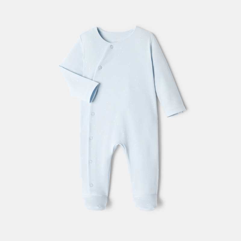 Dors-bien en coton bio matelassé bleu naissance Absorba