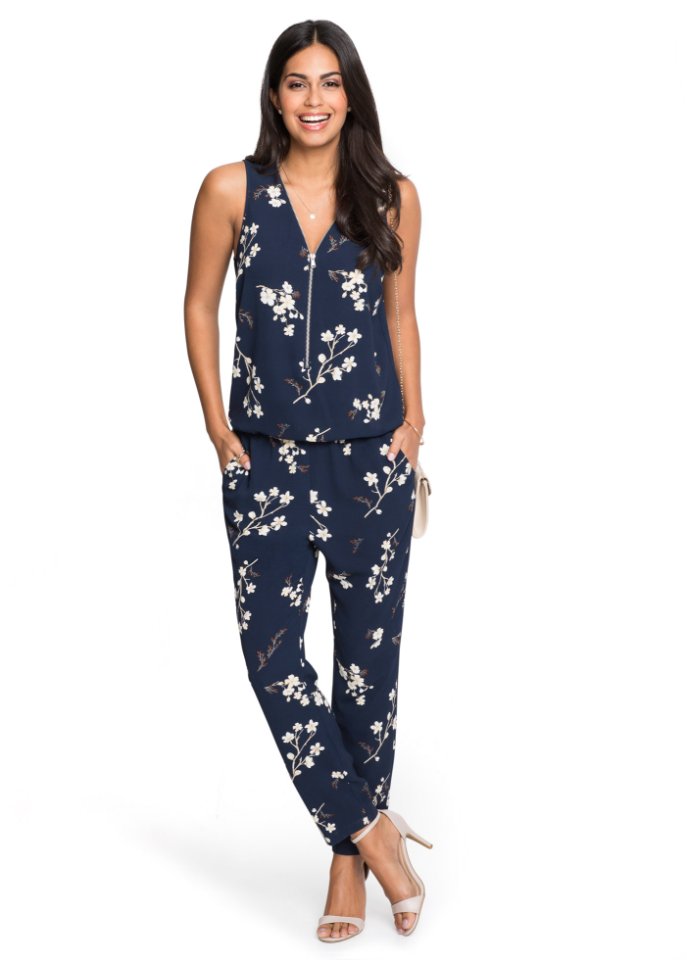 Jumpsuit mit Reißverschluss
