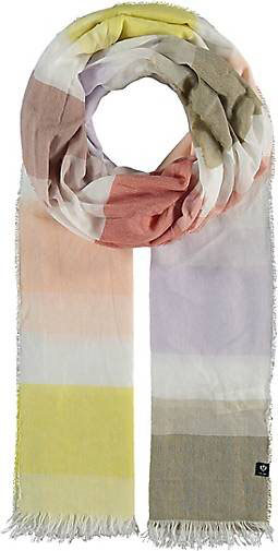 FRAAS Sustainability Edition - Gestreifte Stola mit Crinkle-Effekt