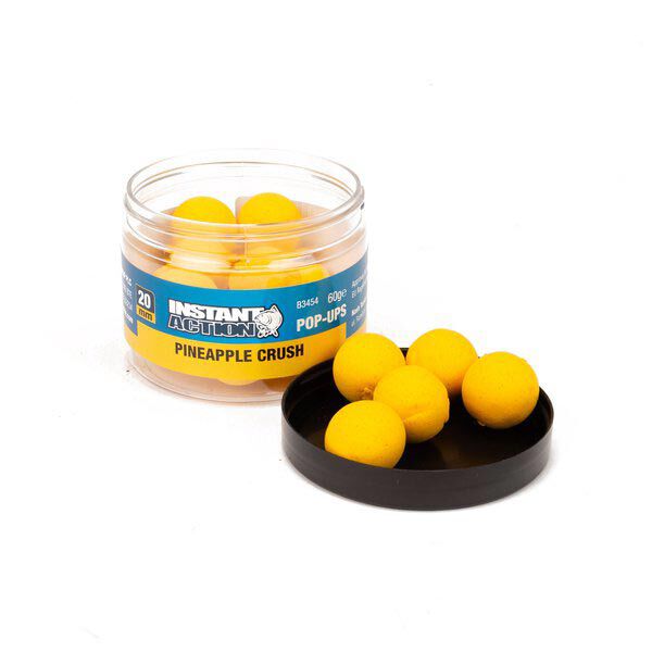 Nashbait Instant Action Pop-Ups Pineapple Crush Drijvende Karperboilies