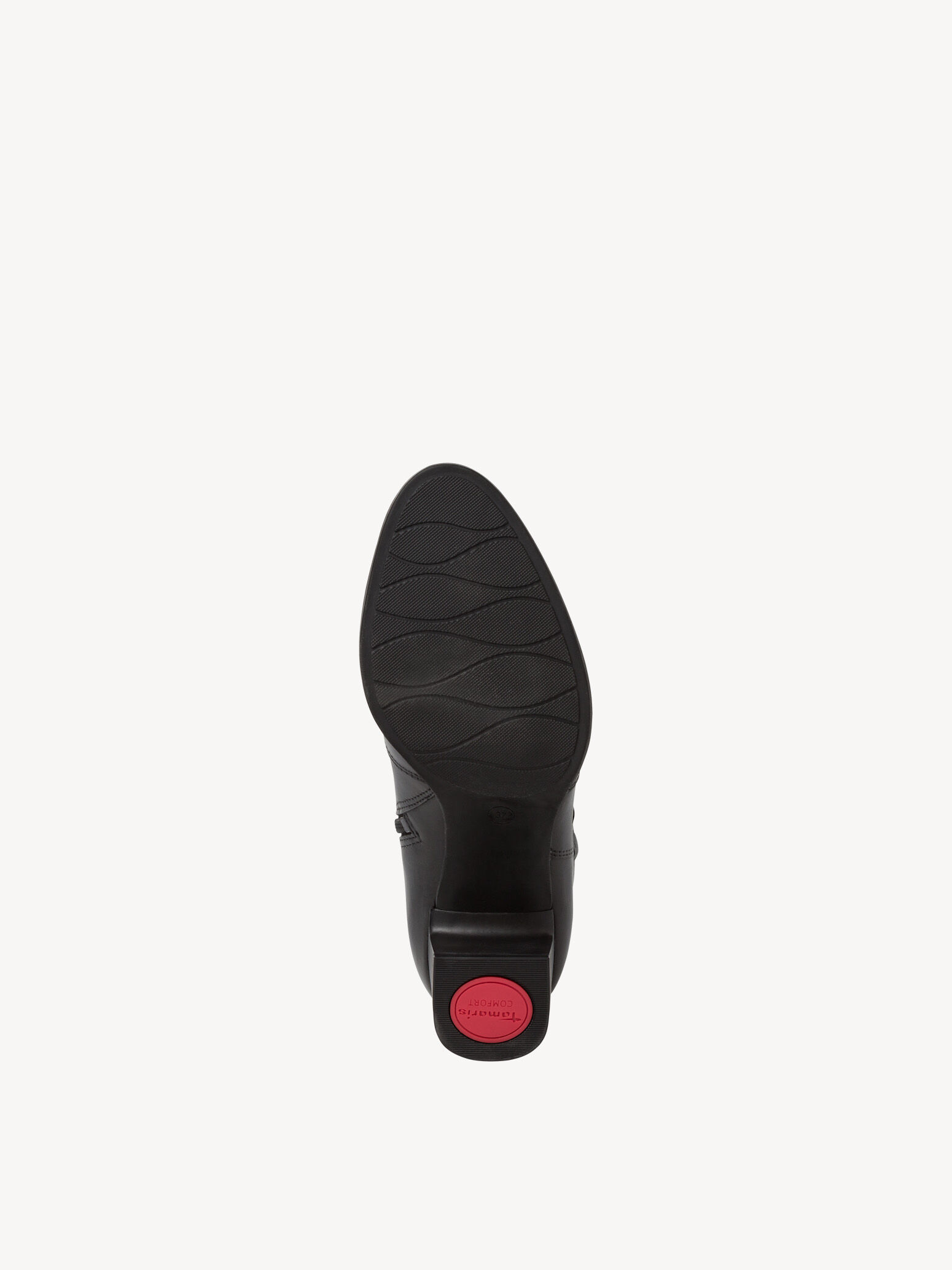 Bottine en cuir - noir