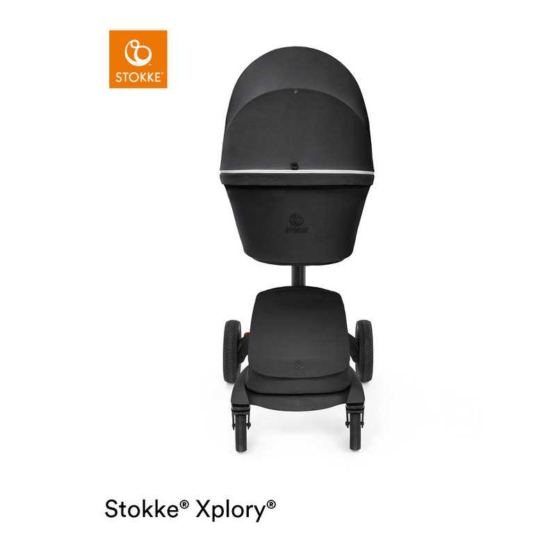 Nacelle noire pour poussette citadine Xplory X Stokke