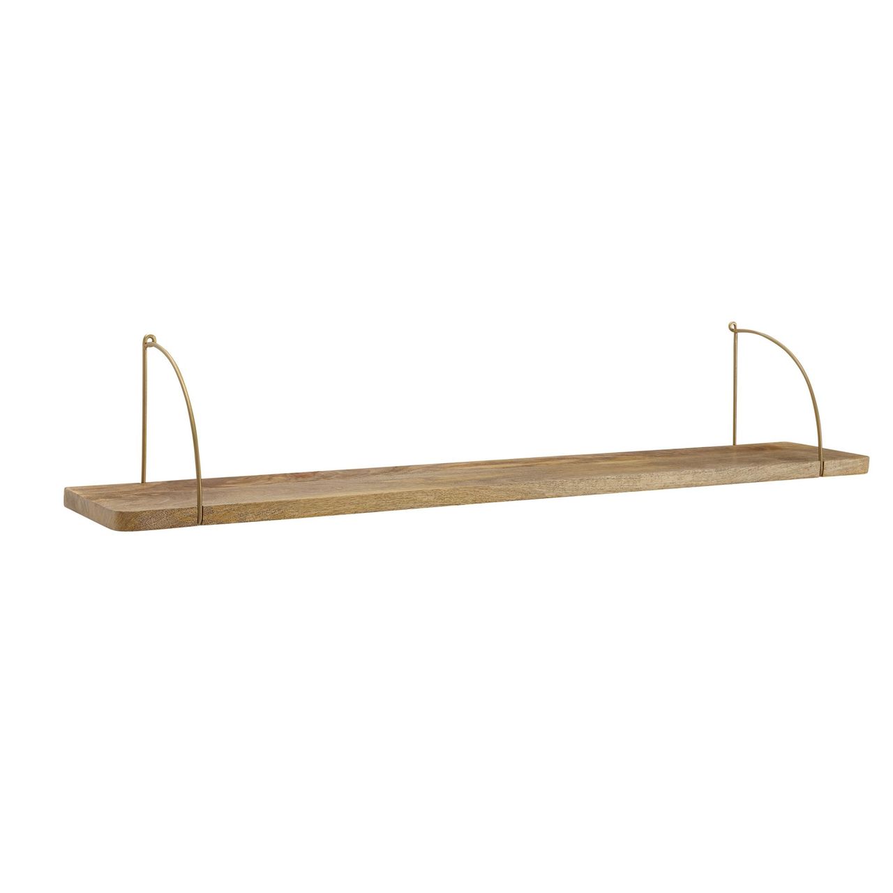 Skyport WOHNLING Wandregal Holz Metall 100x25x22 cm Hängeregal Regal Groß Industrial