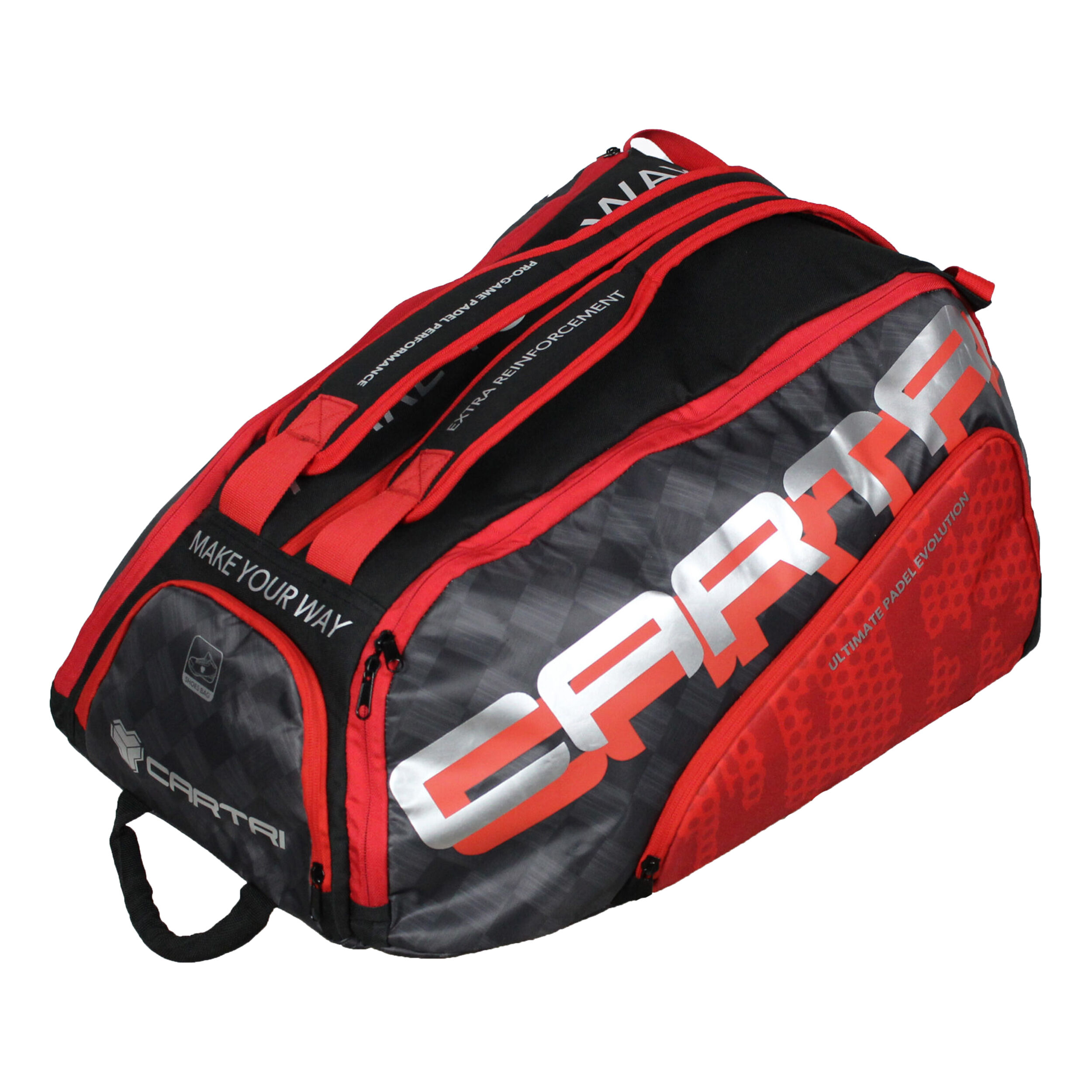 Blaidd Padelschlägertasche - Rot, Schwarz