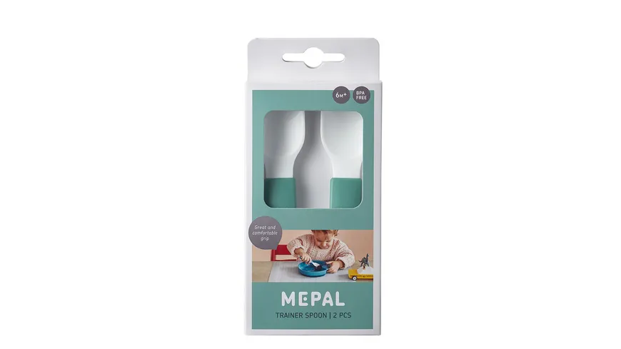 MEPAL Lernlöffel-Set Mio Türkis