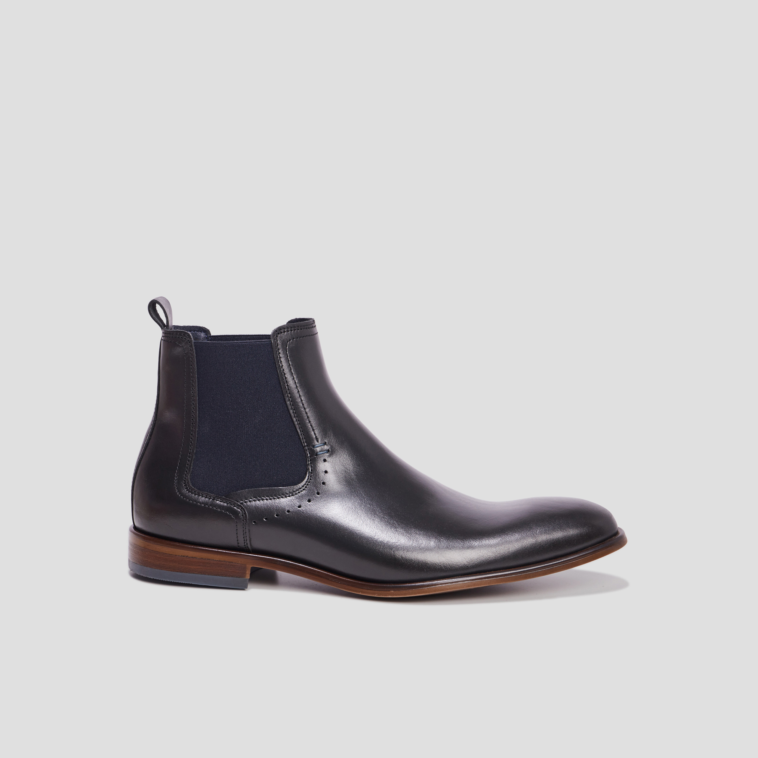 Bottines chelsea en cuir Beavy noir homme | La Halle