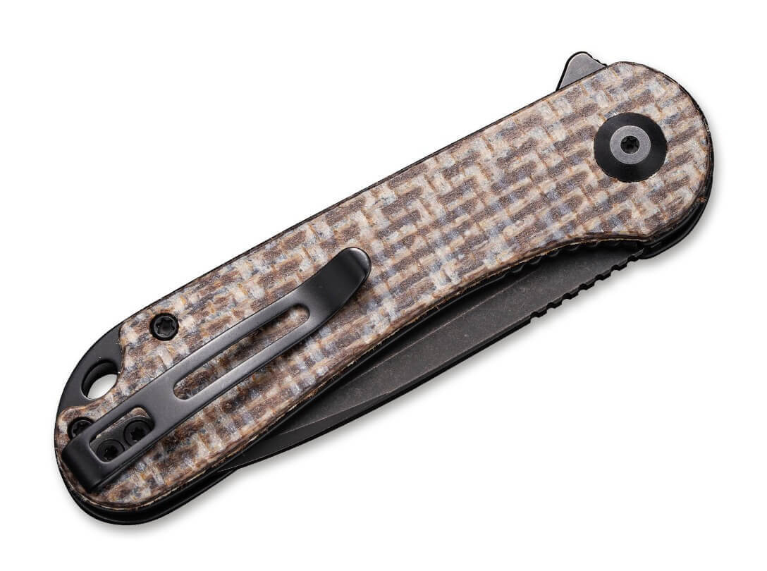 Elementum Micarta Brown Tanto