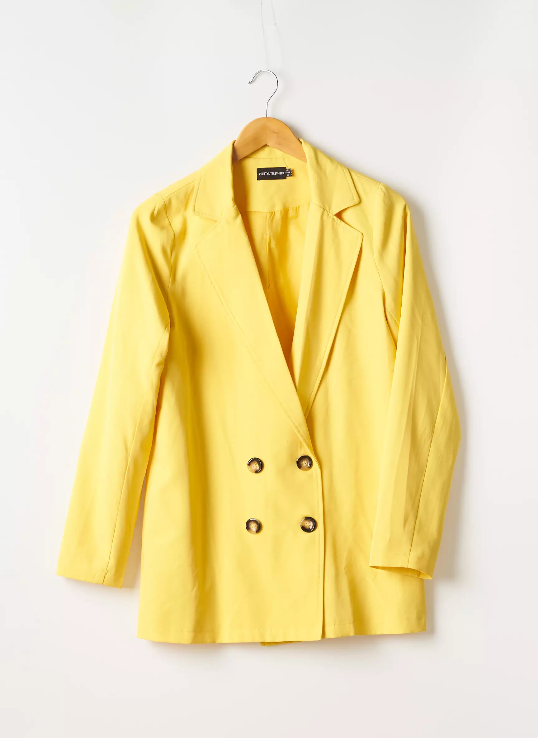 Pretty Little Thing Blazers Femme couleur jaune