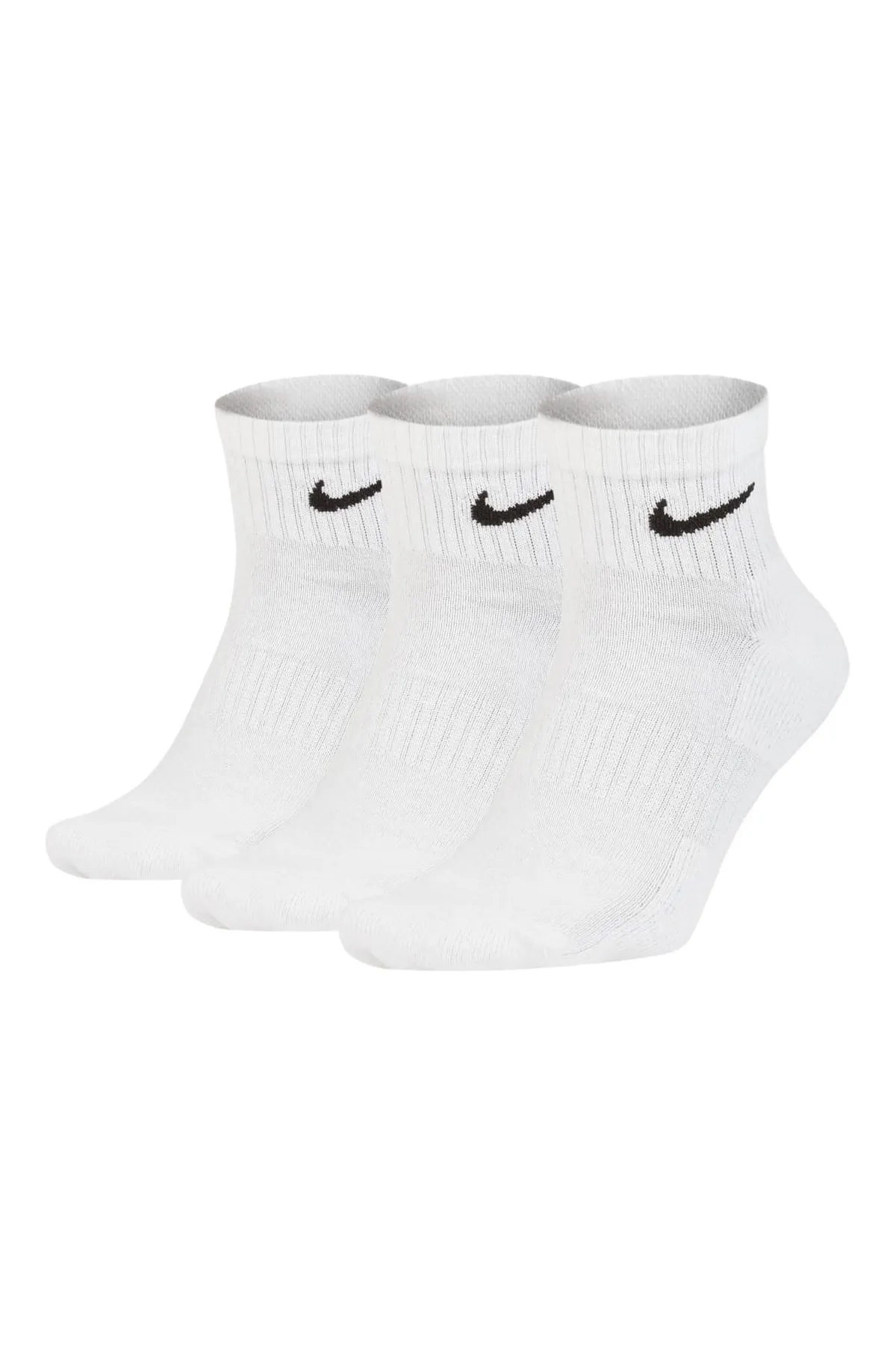 Nike  Unisex 3er Pack Sportsocken - Everyday, Cotton Cushioned Ankle, einfarbig
