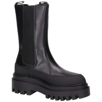 Calvin Klein Flatform CHelsea Boot LTH in schwarz